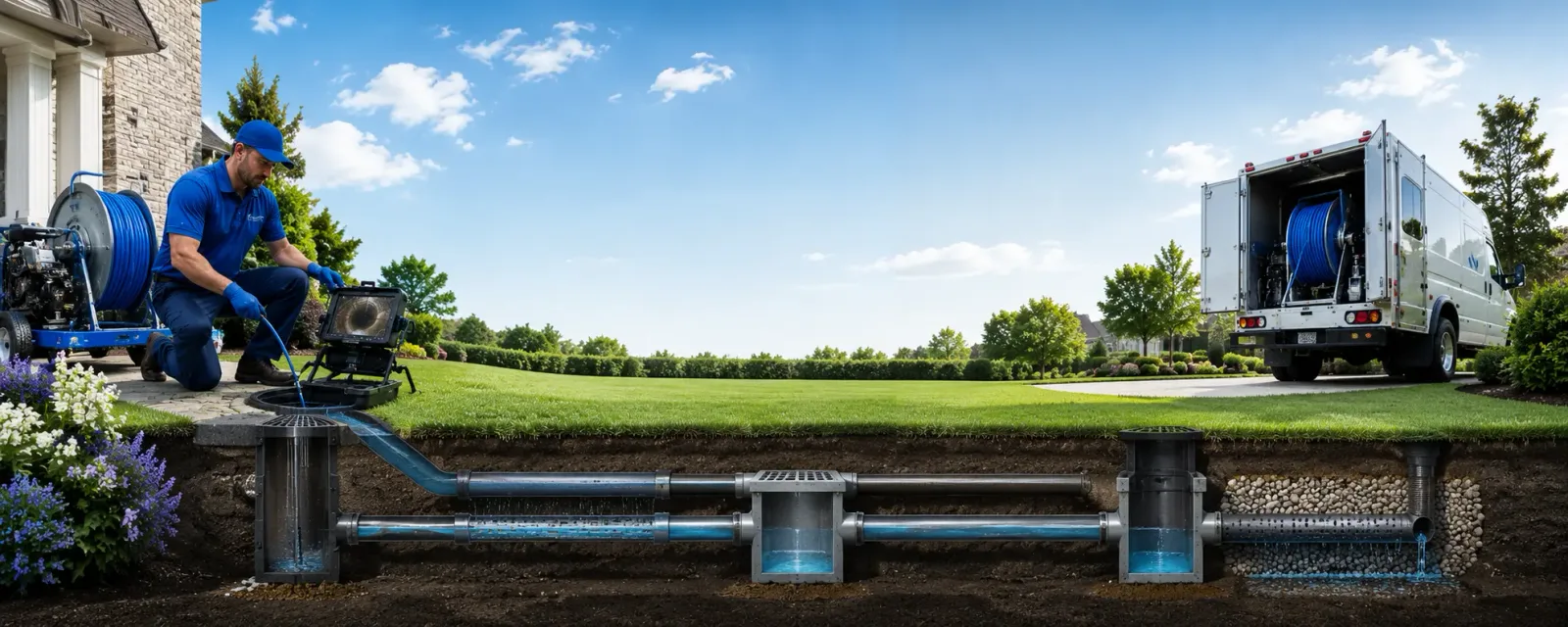 Outdoor drain cleaning information for Inavale, NE